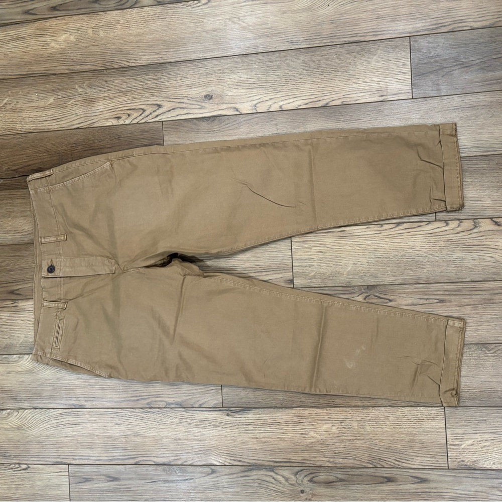 American Eagle Outfitters Tan Chinos Slim Fit Flex Cotton Twill